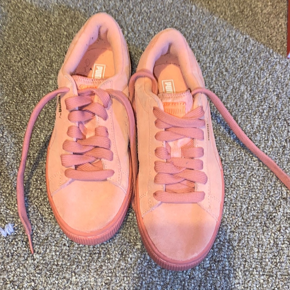 Puma pink sneakers